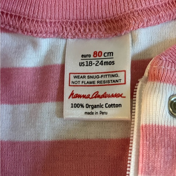 Hanna Andersson Striped Pajamas 18-24 months - Picture 4 of 4